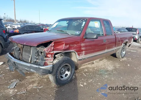 1998 Chevrolet C1500 Fleetside from USA, damaged, VIN 2GCEC19R7W1160362